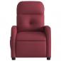 Preview: Massagesessel Elektrisch Weinrot Stoff