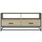 Preview: Couchtisch Sonoma-Eiche 100x50x45 cm Holzwerkstoff und Metall