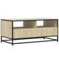 Preview: Couchtisch Sonoma-Eiche 100x50x45 cm Holzwerkstoff und Metall