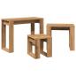 Preview: Satztische 3 Stk. Artisan-Eiche Holzwerkstoff