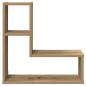 Preview: Wandregale 2 Stk. Artisan-Eiche 50x15x50 Holzwerkstoff