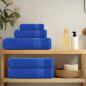 Preview: 8-tlg. Handtuch-Set Blau 360 g/m² 100% Baumwolle