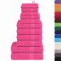 Preview: 12-tlg. Handtuch-Set Rosa 360 g/m² 100% Baumwolle