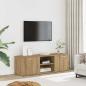 Preview: ARDEBO.de - TV-Schrank Artisan-Eiche 120x34x37 cm Holzwerkstoff