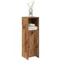 Preview: ARDEBO.de - Badschrank Altholz-Optik 30x30x95 cm Holzwerkstoff