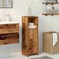 Preview: Badschrank Altholz-Optik 30x30x95 cm Holzwerkstoff