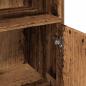 Preview: Badschrank Altholz-Optik 30x30x95 cm Holzwerkstoff