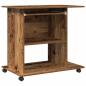 Preview: Schreibtisch Altholz-Optik 80x50x75 cm Holzwerkstoff