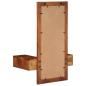 Preview: Wandspiegel mit Schubladen 60x33x90 cm Massivholz Akazie