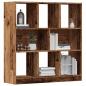 Preview: ARDEBO.de - Bücherregal Altholz-Optik 97,5x29,5x100 cm Holzwerkstoff