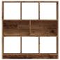 Preview: Bücherregal Altholz-Optik 97,5x29,5x100 cm Holzwerkstoff