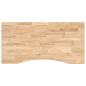 Preview: ARDEBO.de - Schreibtischplatte Unbehandelt 100x50x2,5 cm Massivholz Eiche