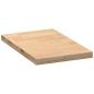 Preview: ARDEBO.de - Küchenarbeitsplatte 40x63,5x4 cm Massivholz Eiche Rechteckig