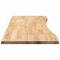 Preview: Schreibtischplatte Unbehandelt 140x60x2,5 cm Massivholz Eiche
