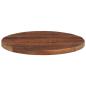 Preview: Tischplatte Ø 40x2,5 cm Rund Altholz Massiv