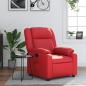 Preview: ARDEBO.de - Relaxsessel Rot Kunstleder