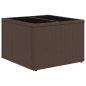 Preview: 10-tlg. Garten-Sofagarnitur mit Kissen Braun Poly Rattan
