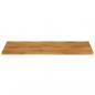 Preview: ARDEBO.de - Tischplatte mit Baumkante 140x60x2,5 cm Massivholz Mango