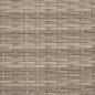 Preview: Gartensofa 2-Sitzer Sonnenschirm und Hocker Hellgrau Polyrattan
