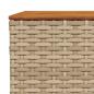 Preview: 6-tlg. Garten-Sofagarnitur mit Kissen Beige Poly Rattan