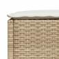Preview: 8-tlg. Garten-Sofagarnitur mit Kissen Beige Poly Rattan
