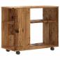 Preview: Beistelltisch Altholz-Optik 70x35x55 cm Holzwerkstoff