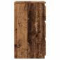 Preview: Nachttische 2 Stk. Altholz-Optik 40x35x62,5 cm Holzwerkstoff