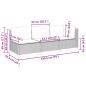 Preview: Gartensofa mit Kissen 3-Sitzer Beige Poly Rattan