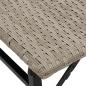 Preview: 5-tlg. Garten-Essgruppe Klappbar Hellgrau Poly Rattan