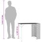 Preview: 5-tlg. Garten-Essgruppe Klappbar Hellgrau Poly Rattan