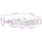 Preview: 11-tlg. Garten-Sofagarnitur mit Kissen Beige Poly Rattan
