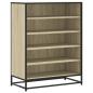 Preview: Schuhschrank Sonoma Eiche 75x38x97,5 cm Holzwerkstoff Metall