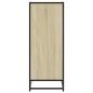 Preview: Schuhschrank Sonoma Eiche 75x38x97,5 cm Holzwerkstoff Metall