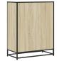 Preview: Schuhschrank Sonoma Eiche 75x38x97,5 cm Holzwerkstoff Metall