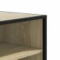 Preview: Schuhschrank Sonoma Eiche 75x38x97,5 cm Holzwerkstoff Metall