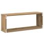 Preview: Wandregale 6 Stk. Artisan-Eiche 60x15x23 cm Holzwerkstoff
