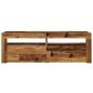 Preview: TV-Schrank mit LED Altholz-Optik 120x35x40 cm Holzwerkstoff