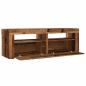 Preview: TV-Schrank mit LED Altholz-Optik 120x35x40 cm Holzwerkstoff