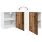 Preview: Hängeschrank Altholz-Optik 50x31x60 cm Holzwerkstoff