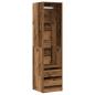 Preview: Kleiderschrank Altholz-Optik 50x50x200 cm Holzwerkstoff