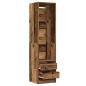 Preview: Kleiderschrank Altholz-Optik 50x50x200 cm Holzwerkstoff