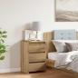 Preview: ARDEBO.de - Nachttisch Artisan-Eiche 40x35x62,5 cm Holzwerkstoff
