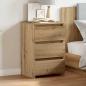 Preview: Nachttisch Artisan-Eiche 40x35x62,5 cm Holzwerkstoff