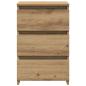 Preview: Nachttisch Artisan-Eiche 40x35x62,5 cm Holzwerkstoff