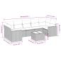 Preview: 8-tlg. Garten-Sofagarnitur mit Kissen Braun Poly Rattan