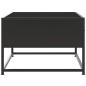 Preview: Couchtisch Schwarz 100x50x35 cm Holzwerkstoff und Metall
