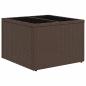 Preview: 7-tlg. Garten-Sofagarnitur mit Kissen Braun Poly Rattan