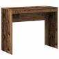 Preview: ARDEBO.de - Schreibtisch Altholz-Optik 90x40x72 cm Holzwerkstoff