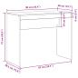 Preview: Schreibtisch Altholz-Optik 90x40x72 cm Holzwerkstoff