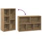 Preview: Bücherregal Artisan-Eiche 45x25x80 cm Holzwerkstoff